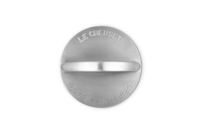 Le Creuset Stainless Steel 18cm Burger Press image number 4