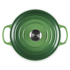 Le Creuset Cast Iron Signature Round Casserole 22cm Bamboo GreenBamboo image number 4