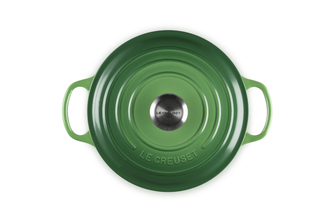 Le Creuset Cast Iron Signature Round Casserole 22cm Bamboo GreenBamboo image number 4