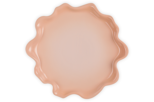 Stoneware Iris Serving Platter image number 5