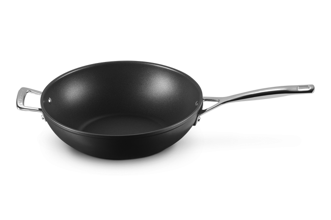 Toughened Non-Stick Stir-Fry Pan with Helper Handle image number 2