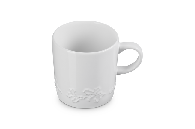 Stoneware Holly London Mug 350mlWhite image number 2