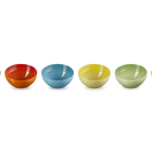 Stoneware Rainbow Set of 6 Snack Bowls image number 3