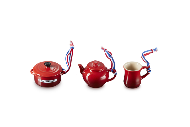 Stoneware Set of 3 Ornaments Miniature image number 3