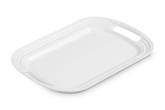 Stoneware BBQ PlatterWhite image number 6