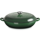 Le Creuset Cast Iron Classic Shallow CasseroleKale image number 1