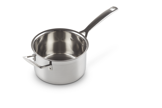 3-ply Stainless Steel Saucepan with Lid & Helper Handle image number 10