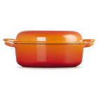 26cm Round Wide Oven Baker with LidFlame image number 2