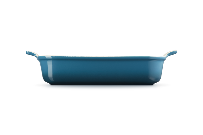Le Creuset Stoneware Rectangular Dish Heritage 32cm Deep TealDeep Teal image number 3