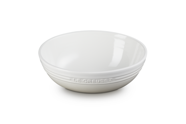 Stoneware Oval Serving BowlMeringue image number 2