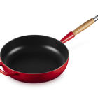 Cast Iron Signature Sauté Pan with Wooden Handle image number 8