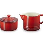 Stoneware Signature Milk & Sugar SetCerise image number 1