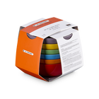 Stoneware Rainbow Set of 6 Cereal Bowls image number 1