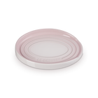 Stoneware Oval Spoon RestShell Pink image number 1