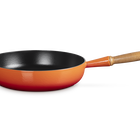 Cast Iron Signature Saute Pan with Wooden HandleFlame image number 1