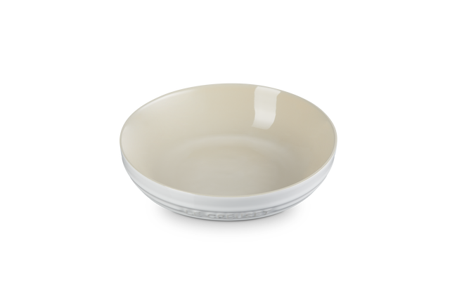 Stoneware Deep Round Dish 20cmWhite image number 2