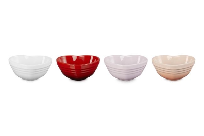 Set of 4 Mini Heart Bowls image number 2