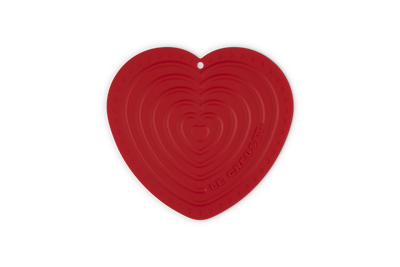 Silicone Heart Hot Pad Cerise