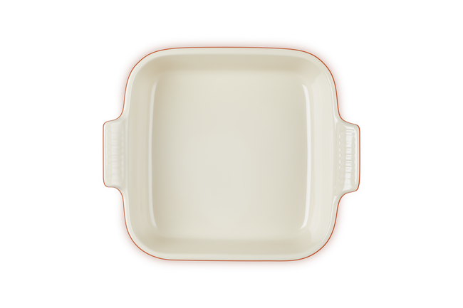 Stoneware Heritage Square DishCerise image number 4