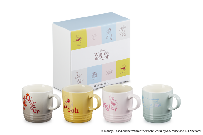 Stoneware Winnie The Pooh Set of 4 Mugs image number 2