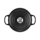 Le Creuset Cast Iron Signature Round Casserole 18cm Matte BlackMatte Black image number 4