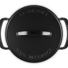Le Creuset Cast Iron Alpine Outdoor Shallow Casserole 28cm Matte Black image number 5