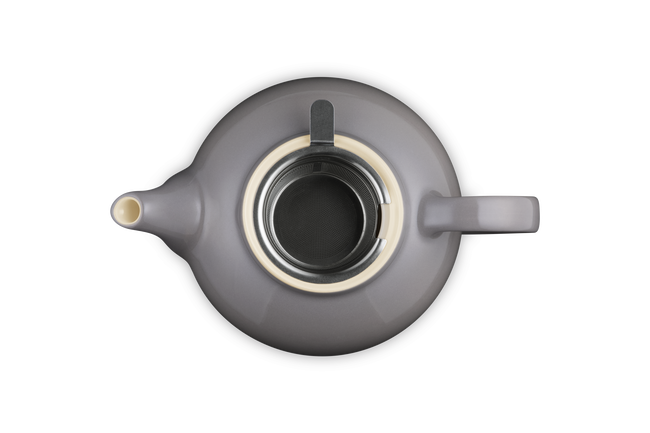 Le Creuset Stoneware Teapot with Stainless Steel Infuser 1.3L FlintFlint image number 4