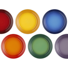 Stoneware Rainbow Set of 6 Dinner Plates image number 4