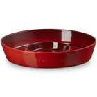 Stoneware Chip and Dip PlatterCerise image number 1