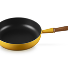 Le Creuset Cast Iron Signature Saute Pan with Wooden Handle 28cm NectarNectar image number 2