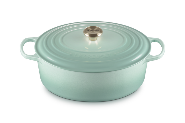 Cast Iron Signature Oval CasseroleSage image number 2