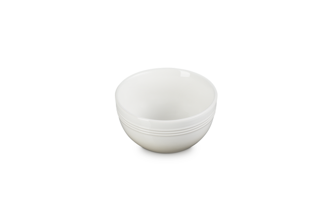 Stoneware Coupe Snack BowlMeringue image number 2