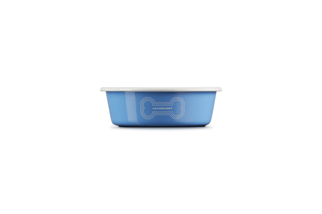 Pet Bowl with Bone DecalLight Blue image number 3