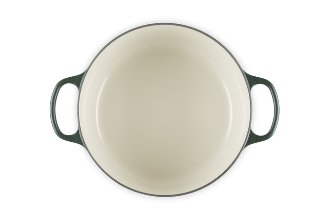 Le Creuset Cast Iron Signature Round Casserole 28cm For&ecirc;tFor&ecirc;t image number 4