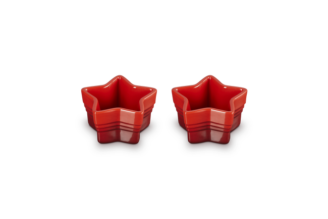 Stoneware Set of 2 Star Ramekins image number 1