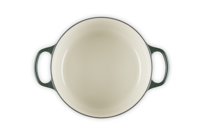 Le Creuset Cast Iron Signature Round Casserole 26cm For&ecirc;tFor&ecirc;t image number 4