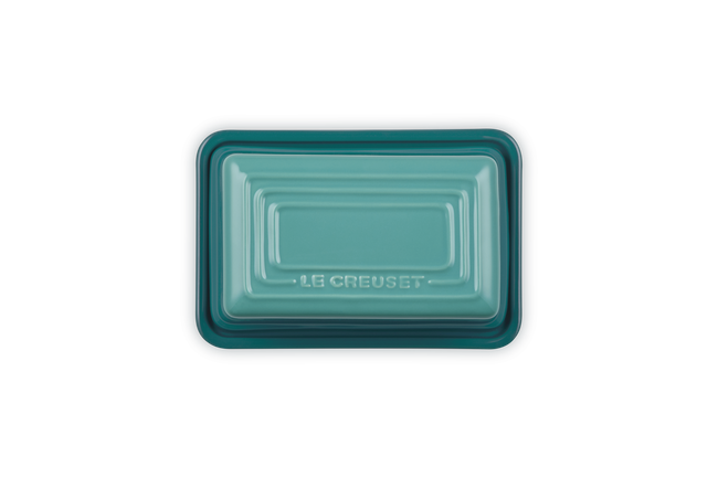 Le Creuset Stoneware Large Butter Dish RivieraRiviera image number 5