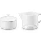 Stoneware Signature Milk & Sugar SetWhite image number 1