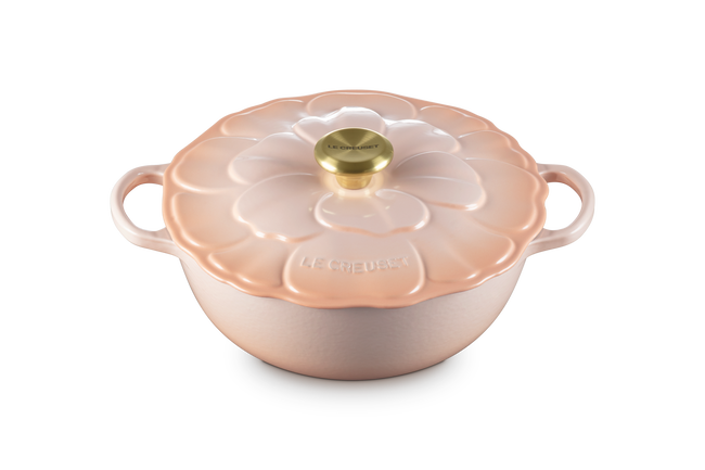 Le Creuset Cast Iron Signature Petal Soup Pot 26cm PecheP&ecirc;che image number 2