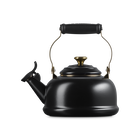 Whistling Teakettle with Gold KnobMatte Black image number 3