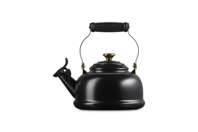 Whistling Teakettle with Gold KnobMatte Black image number 3
