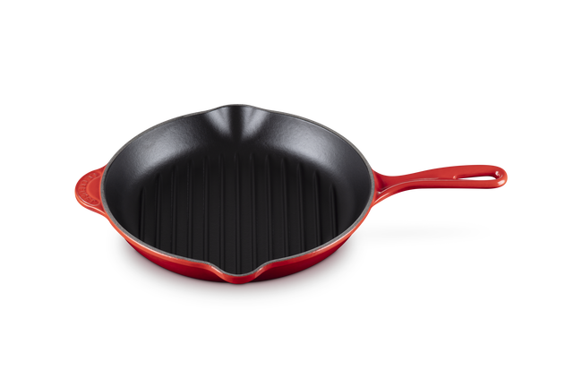 Cast Iron Classic Round Skillet GrillCerise image number 2