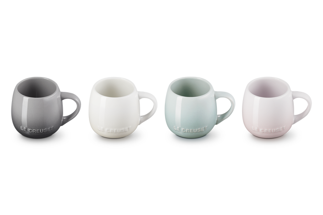Stoneware Coupe Set of 4 Mugs image number 4