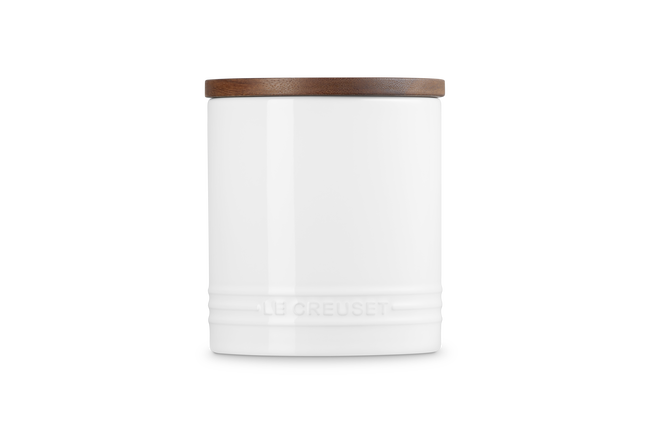 Signature 1.1L Storage Jar with Wooden LidWhite image number 3