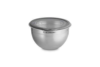 Stainless Steel Mixing Bowl with Glass Lid