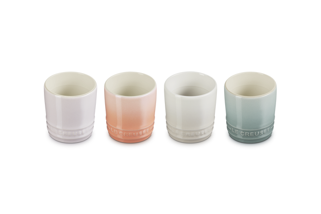 Stoneware Set of 4 Tasting CupsMulticolor image number 2