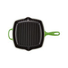Le Creuset Cast Iron Signature Square Skillet Grill 26cm Bamboo GreenBamboo image number 5