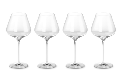 Set of 4 Red Wine Glasses