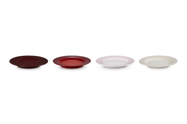 Stoneware Petits Fours Set of 4 Appetiser Plates image number 3