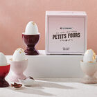 Stoneware Petits Fours Set of 4 Egg Cups image number 2